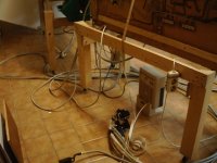 Kabelgewirr - alles muss funktionsma�ig zusammengesteckt werden k�nnen.