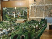 Blick durch den Modellbahnkeller